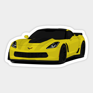 Z06 YELLOW Sticker